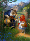 Little Red Riding Hood Meets the Wolf