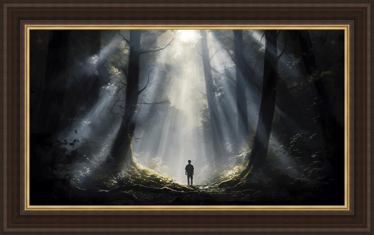 Above The Brightness of The Sun Large Wall Art