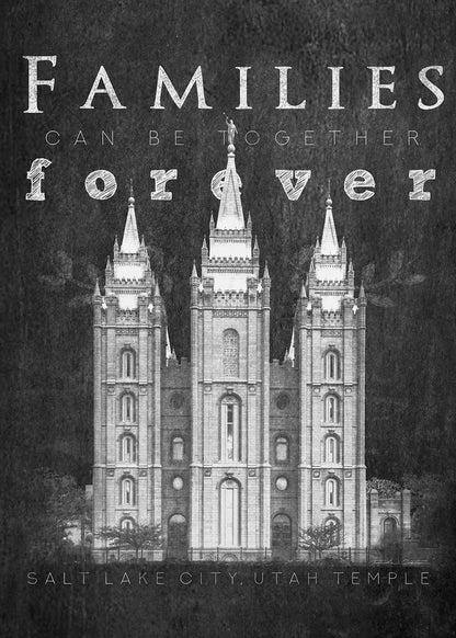 Salt Lake City Chalkboard