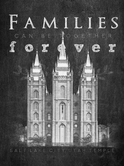 Salt Lake City Chalkboard