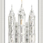 Salt Lake City Temple Watercolor in Gray