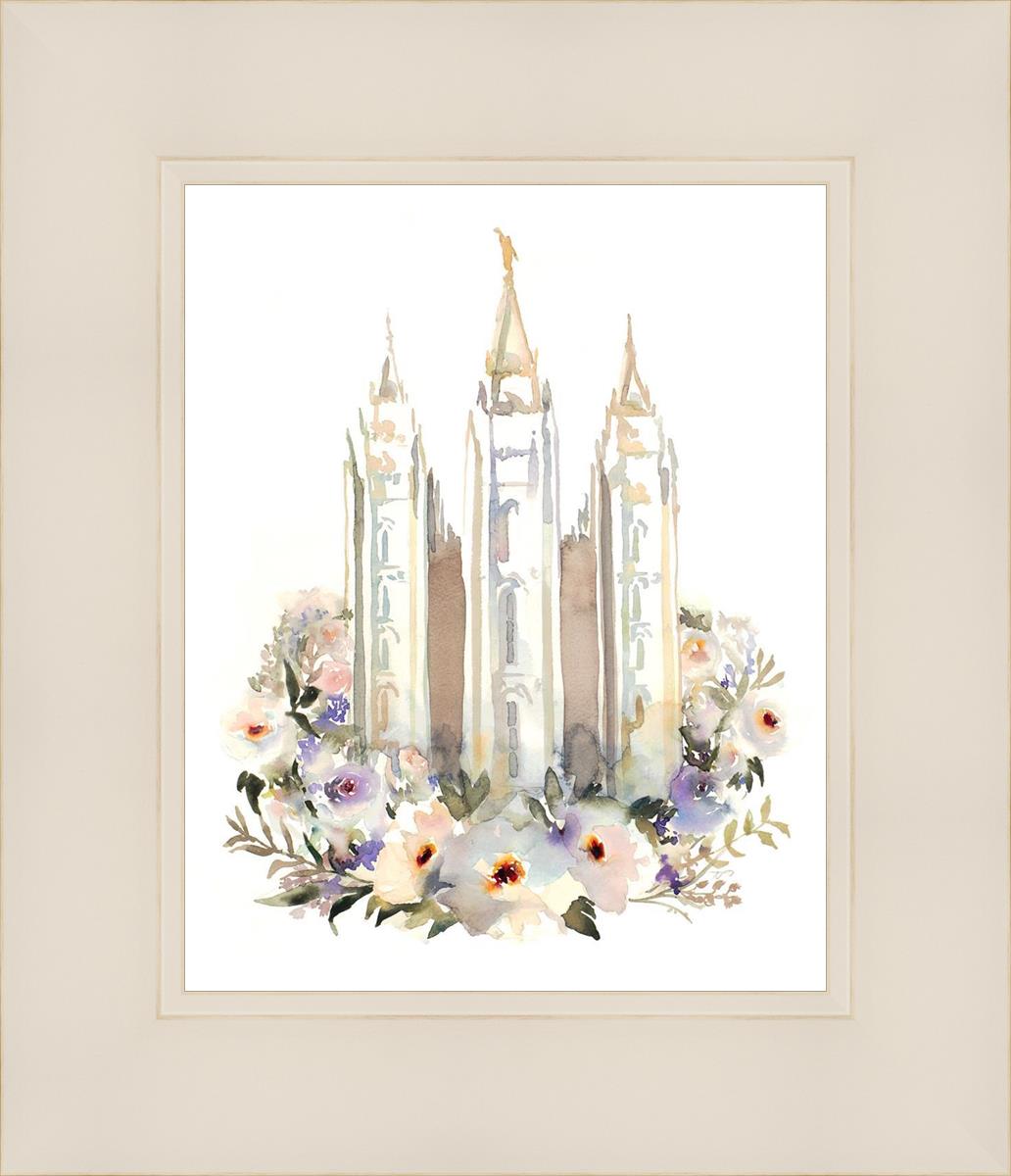 Salt Lake City Watercolor