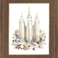 Salt Lake City Watercolor