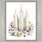 Salt Lake City Watercolor