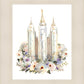 Salt Lake City Watercolor