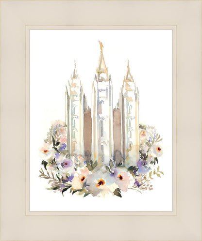 Salt Lake City Watercolor