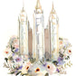Salt Lake City Watercolor