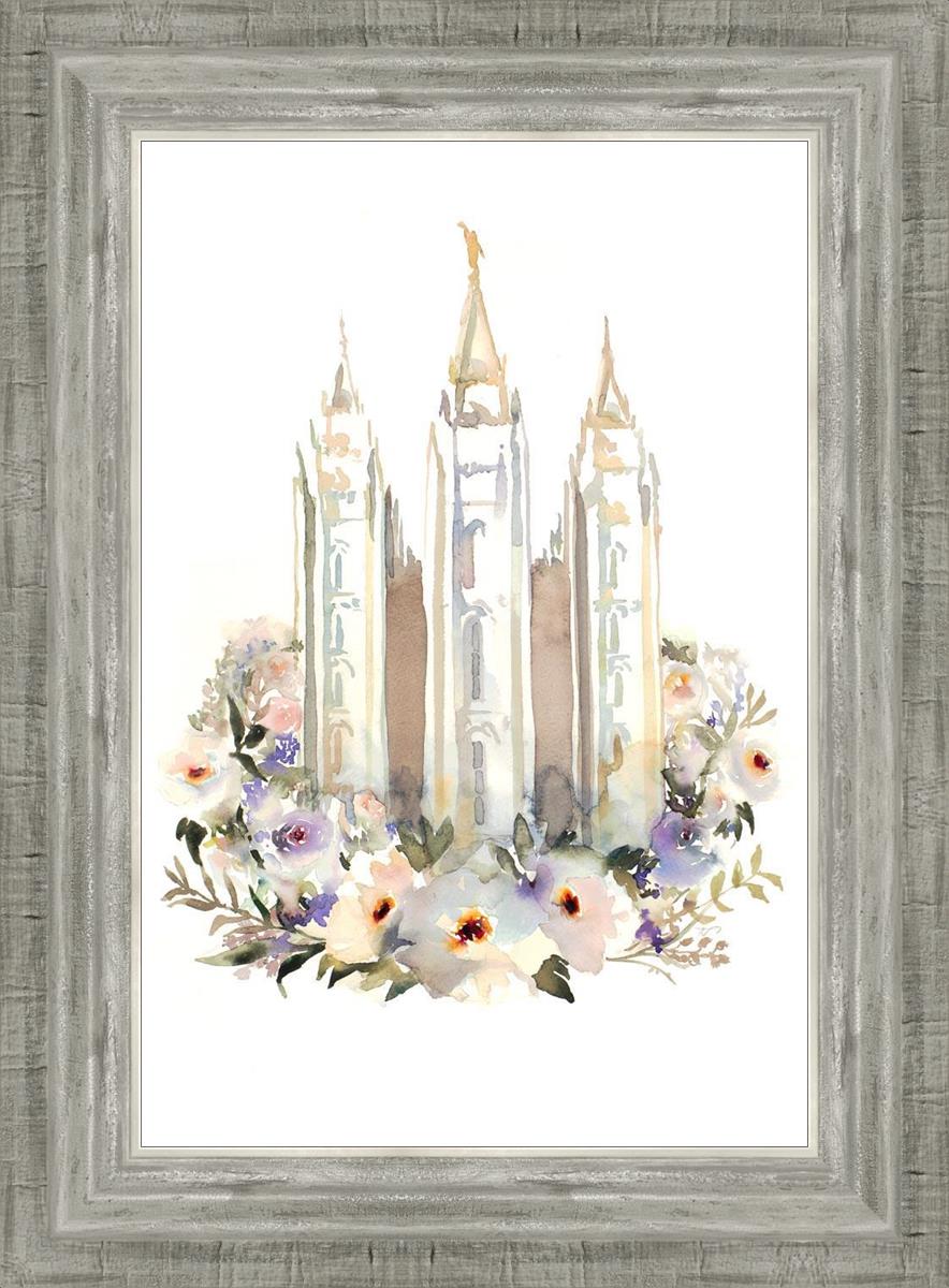 Salt Lake City Watercolor
