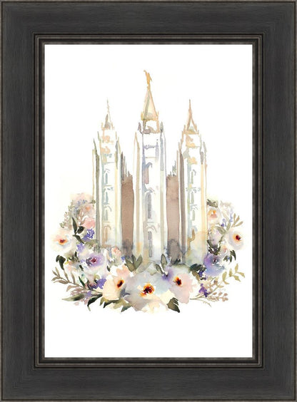 Salt Lake City Watercolor