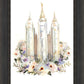 Salt Lake City Watercolor