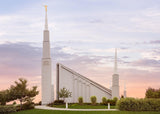 Boise Temple Sunset