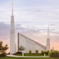 Boise Temple Sunset