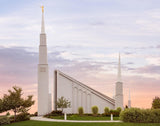 Boise Temple Sunset