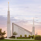 Boise Temple Sunset
