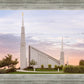Boise Temple Sunset