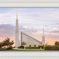 Boise Temple Sunset