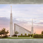 Boise Temple Sunset
