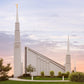 Boise Temple Sunset