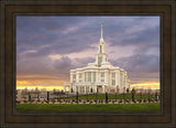 Payson Temple Storm Breaks