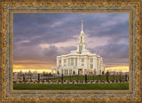 Payson Temple Storm Breaks