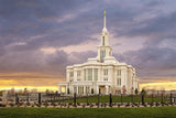 Payson Temple Storm Breaks