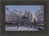 Salt Lake Temple Winter Solitude