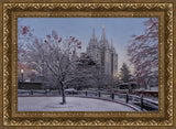 Salt Lake Temple Winter Solitude