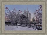 Salt Lake Temple Winter Solitude