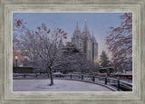 Salt Lake Temple Winter Solitude