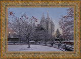 Salt Lake Temple Winter Solitude