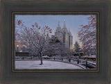 Salt Lake Temple Winter Solitude