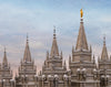 Salt Lake Temple Winter Ramparts