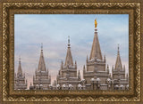 Salt Lake Temple Winter Ramparts