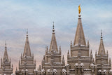 Salt Lake Temple Winter Ramparts