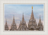 Salt Lake Temple Winter Ramparts