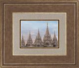 Salt Lake Temple Winter Ramparts