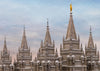 Salt Lake Temple Winter Ramparts