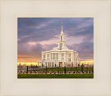 Payson Temple Storm Breaks