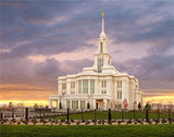 Payson Temple Storm Breaks