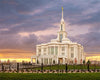 Payson Temple Storm Breaks