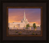 Phoenix Temple Sunset