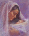 Mary & Jesus Pastel