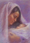 Mary & Jesus Pastel