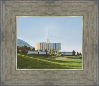 Provo Temple the Morning Breaks