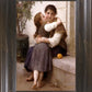 Calinerie....coaxing Open Edition Print / 12 X 18 Frame D 24 1/4 Art