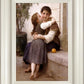 Calinerie....coaxing Open Edition Print / 14 X 21 Frame C 29 1/4 22 Art