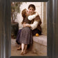 Calinerie....coaxing Open Edition Print / 14 X 21 Frame D 29 1/4 22 Art