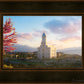 Cedar City Temple Time For Eternal Things Open Edition Canvas / 18 X 12 Frame A 19 25 Art