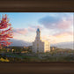Cedar City Temple Time For Eternal Things Open Edition Canvas / 18 X 12 Frame C 17 3/4 23 Art