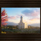 Cedar City Temple Time For Eternal Things Open Edition Canvas / 18 X 12 Frame T 3/4 24 Art